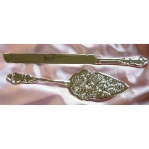  Gorgeous Cake Knief Server Set for Wedding Silver Plated 