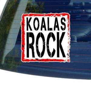  Koalas Rock   Window Bumper Laptop Sticker: Automotive