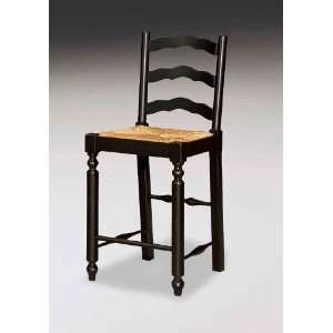 Ladderback Counter Stool by Broyhill   Antique Black (5397 77) (Set of 