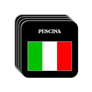  Italy   PESCINA Set of 4 Mini Mousepad Coasters 