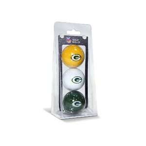    Team Golf NFL Green Bay Packers   3 Ball Pack: Sports & Outdoors