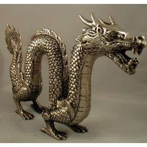   Plated Solid Brass Chinese Dragon 12 Inches Long: Home & Kitchen
