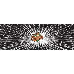   Baltimore Orioles Shattered Auto Rear Window Decal: Sports & Outdoors