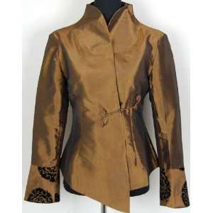 Shanghai Tone® Handmade Jacket   Simplified Style Brown 