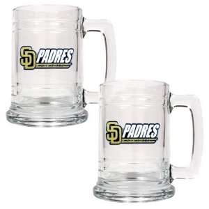  San Diego Padres Set of 2 Beer Mugs