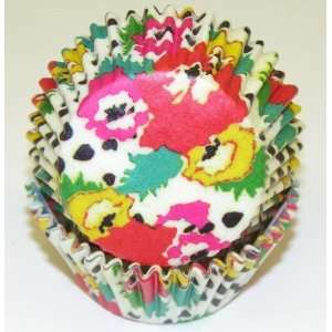    Floral Cupcake Liners Standard Size /50ct