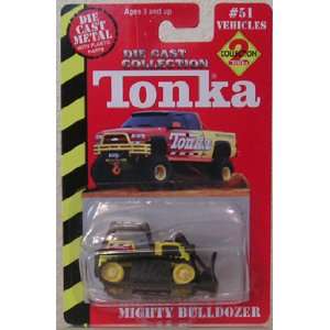    2000 Tonka #51 Mighty Bulldozer 164 Die Cast Toys & Games