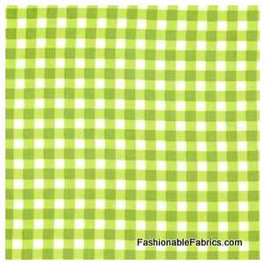   Gingham in green by Michael Miller Fabrics Arts, Crafts & Sewing