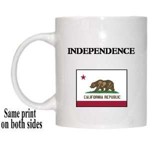  US State Flag   INDEPENDENCE, California (CA) Mug 