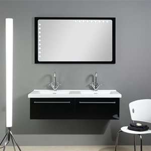  Nameeks Set FL5 Glossy Black Iotti Fly Bathroom Vanity 