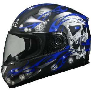  AFX FX 90 Helmet   Skull Flat Blue   Small Automotive