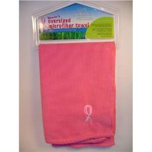  Pink Ribbon Microfiber Towel