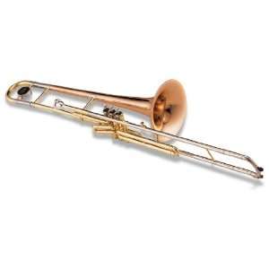   528RL Valve Trombone, Key of Bb, Rose Brass Bell Musical Instruments