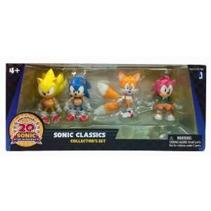   Inch Action Figure 4Pack Super Sonic, Sonic, Tails Amy Toys & Games