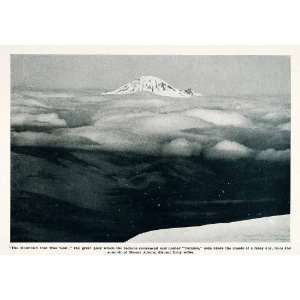  1912 Print Mount Rainier Tacoma Peak Summit Adams 