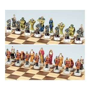 King Arthur Fantasy Chess Set, King:3 1/4   Chess Chessmen:  