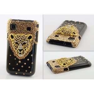  3D Leopard Gold Rhinestone Hard Skin Case Cover for 