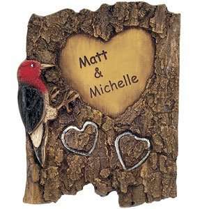    Potpourri Personalized Woodpecker Tree Heart Patio, Lawn & Garden