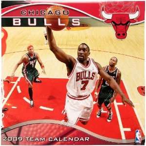  Chicago Bulls 2009 12 x 12 Team Wall Calendar Sports 