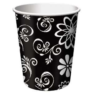  Black and White Paper Beverage Cups Health & Personal 