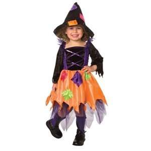    Patchwork Witch Costume Toddler Girl   Toddler 1 2T: Toys & Games