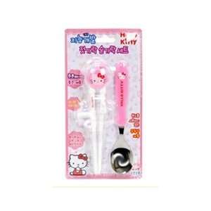 Hello Kitty Trainning Chopsticks and spoon right hand  