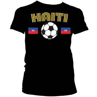 Haiti Flags International Soccer Juniors T shirt, Haitian National 