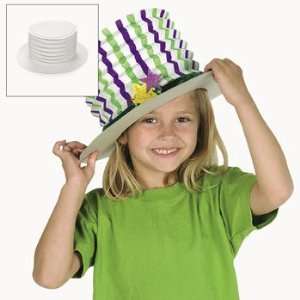   White Top Hats   Craft Kits & Projects & Design Your Own Toys & Games