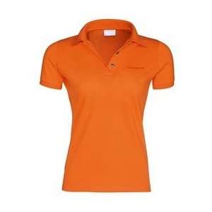  Porsche Womens Polo Shirt   Orange   Size Extra Small 