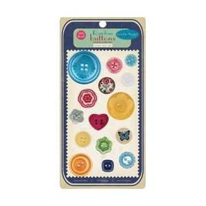   Random Flea Market Buttons 14/Pkg;3 Items/Order: Arts, Crafts & Sewing