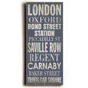 London Transit Sign Wall Plaque: Home & Kitchen