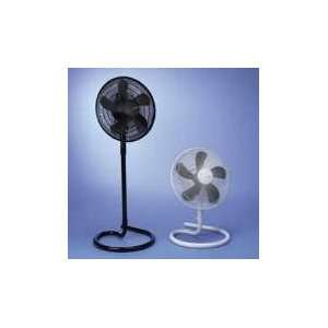  Floor Fan, Metal and Plastic, White HLSHASF1516: Electronics