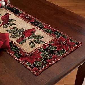   Tapestry Table Runner 13 X 72 Christmas Linen