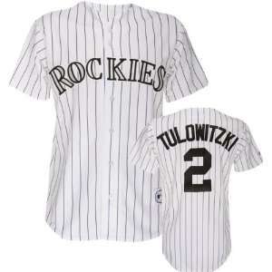  Troy Tulowitzki Rockies Pinstripe MLB Youth Jersey Sports 