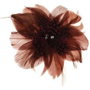  L. Erickson Multi feather Fleur Pinch Hair Clip Beauty