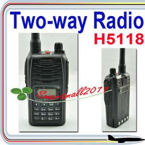   Talkie H5118 2 Way Radio VHF UHF FM radio hand held two way talk