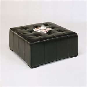   Living LCMC005 3BCBR Empire Bycast Leather Ottoman: Home & Kitchen