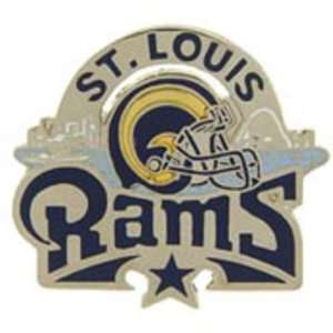  NFL St. Louis Rams Star Pin 1 1/4 Arts, Crafts & Sewing