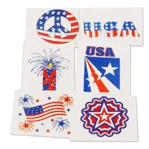  Lets Party By Fun Express Patriotic Glitter Tattoos 