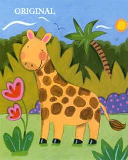 Cartoon Giraffe Cross Stitch Pattern Children TBB  