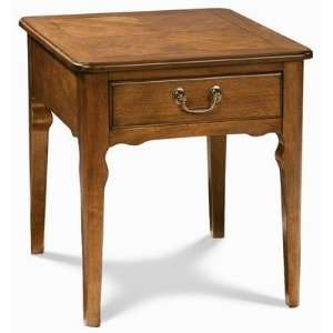  Peters Revington Saddle Brook End Table in Medium Cherry 