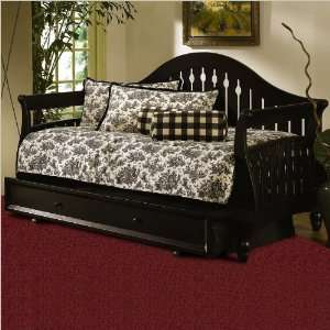 Fashion Bed Group Fraser Wood Daybed in Distressed Black:  