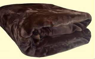 King Solaron Chocolate Brown Mink Blanketescape`