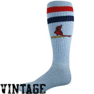   Louis Cardinals Light Blue Vintage Logo Tube Socks: Sports & Outdoors