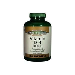  Vitamin D3 5000 IU Softgels   120 Softgels Health 