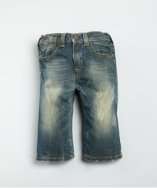 Armani BABY blue wash faded denim straight leg jeans style# 318610901