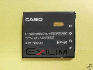 Casio NP 60 NP60 Battery For EX Z80 Z9 FS10 S12 Exilim  