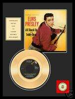 24k GOLD RECORD Elvis Presley Teddy Bear Award SI01017  