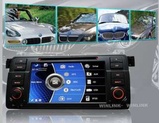 Hot Car Monitor GPS Radio Navigation DVD Player for BMW 3 Series E46 