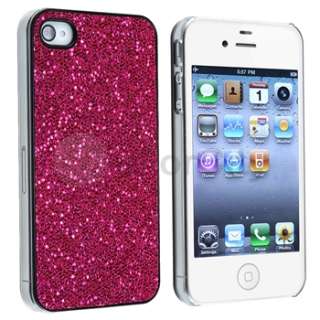 Bling Rear Clip on Hard Case Cover For iPhone 4 4th 4S 4GS 4G  